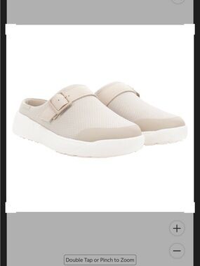 Women's Slip-On Clog Mule in Light Beige